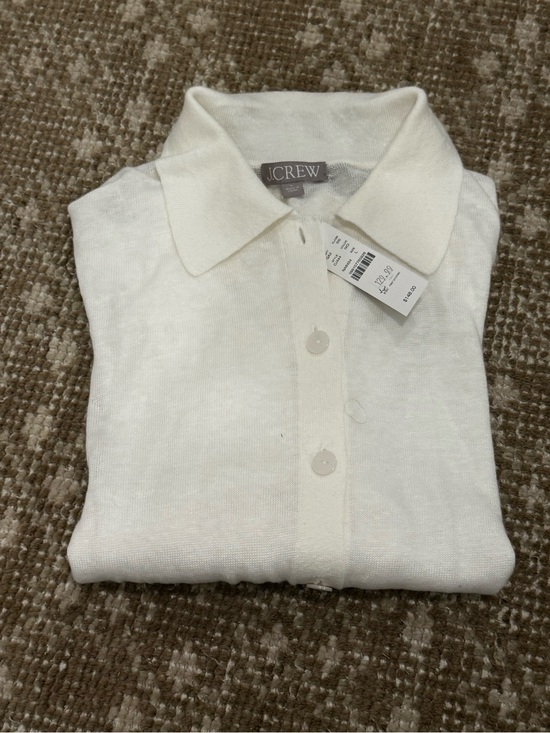 J. Crew Sweaters - J. Crew Cream Button-Front Knit